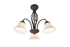 Trio Lighting Rostica plafond 3L E27 rustikk