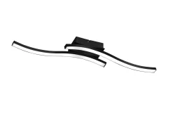 Trio Lighting Route LED plafond 2L matt sort