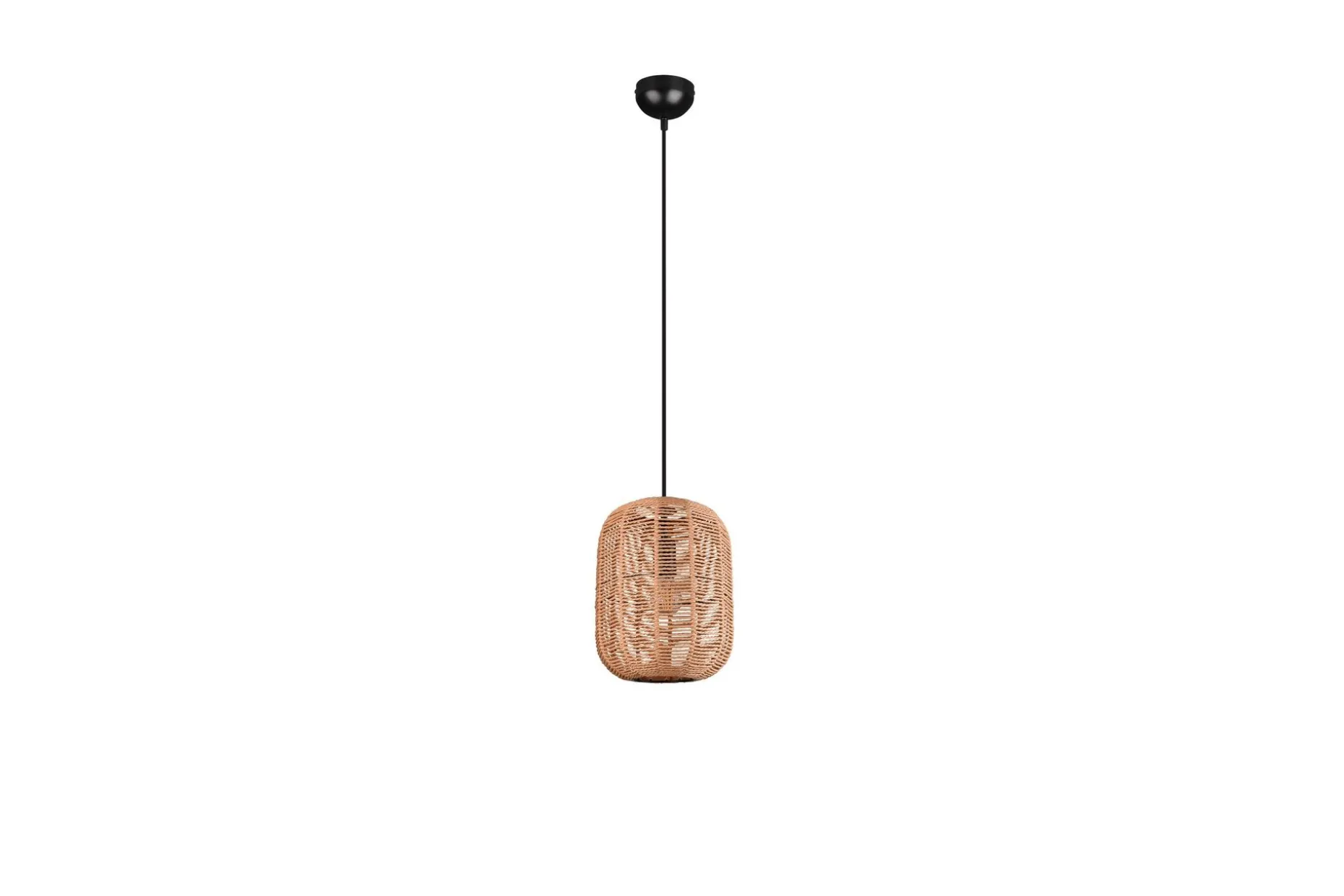 Trio Lighting Runa taklampe E27 25cm matt sort/rotting