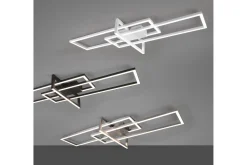 Trio Lighting Salinas LED plafond børstet stål