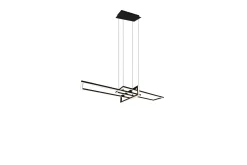 Trio Lighting Salinas LED taklampe matt svart