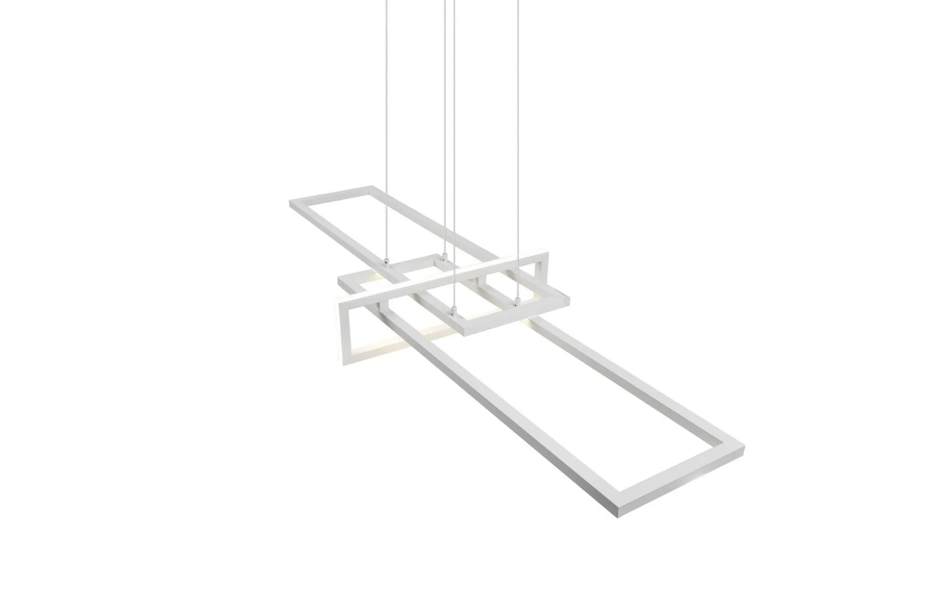 Trio Lighting Salinas LED taklampe matt hvit