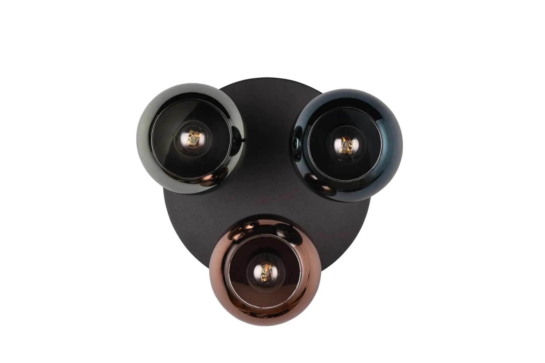 Trio Lighting Sheldon plafond 3L E14 flerfarget