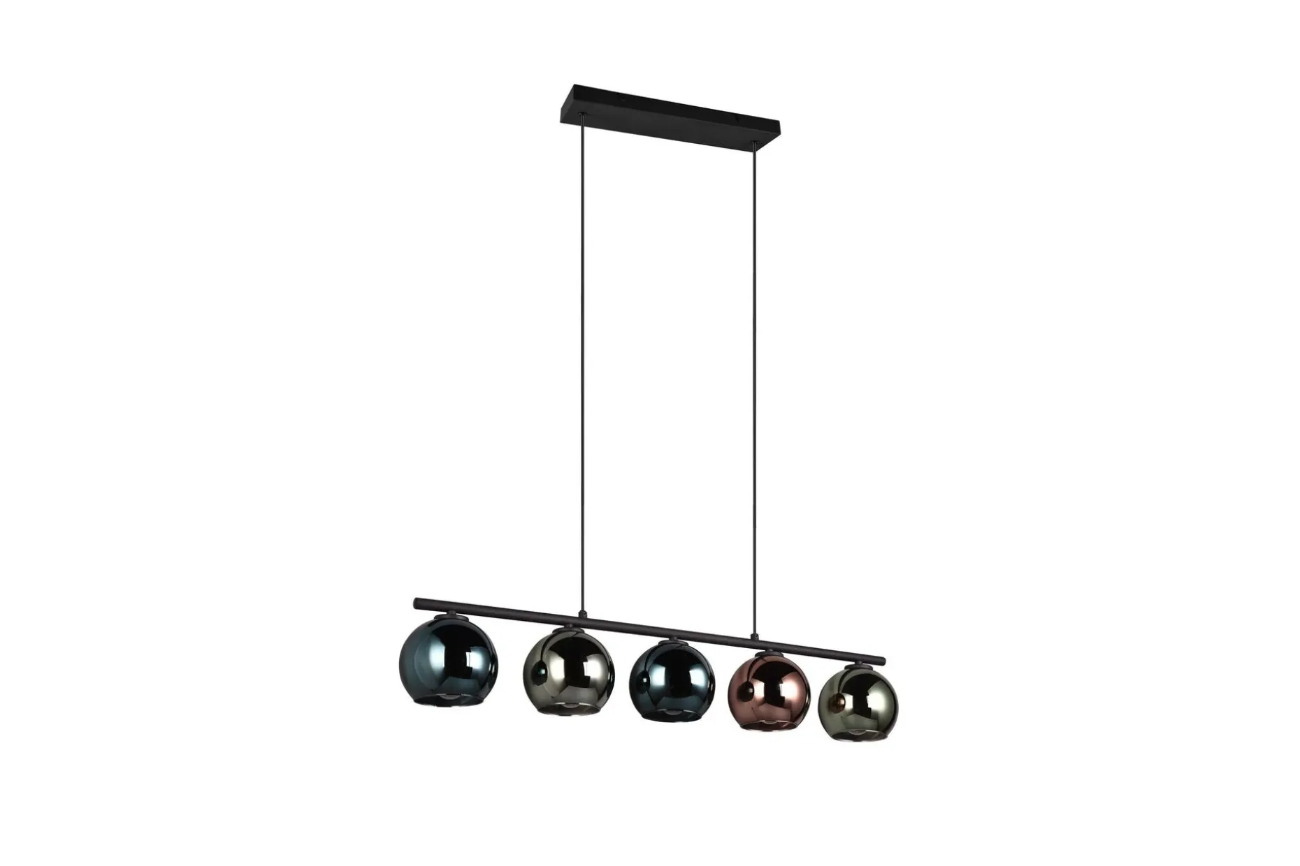 Trio Lighting Sheldon taklampe 5L E14 flerfarget