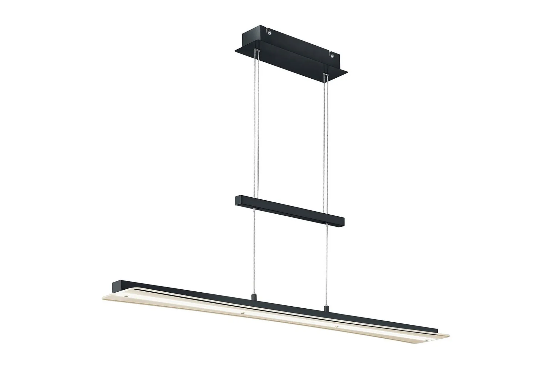 Trio Lighting Smash LED taklampe matt sort