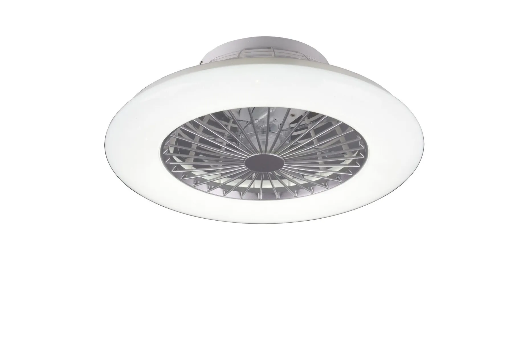 Trio Lighting Stralsund LED tak-/veggvifte hvit