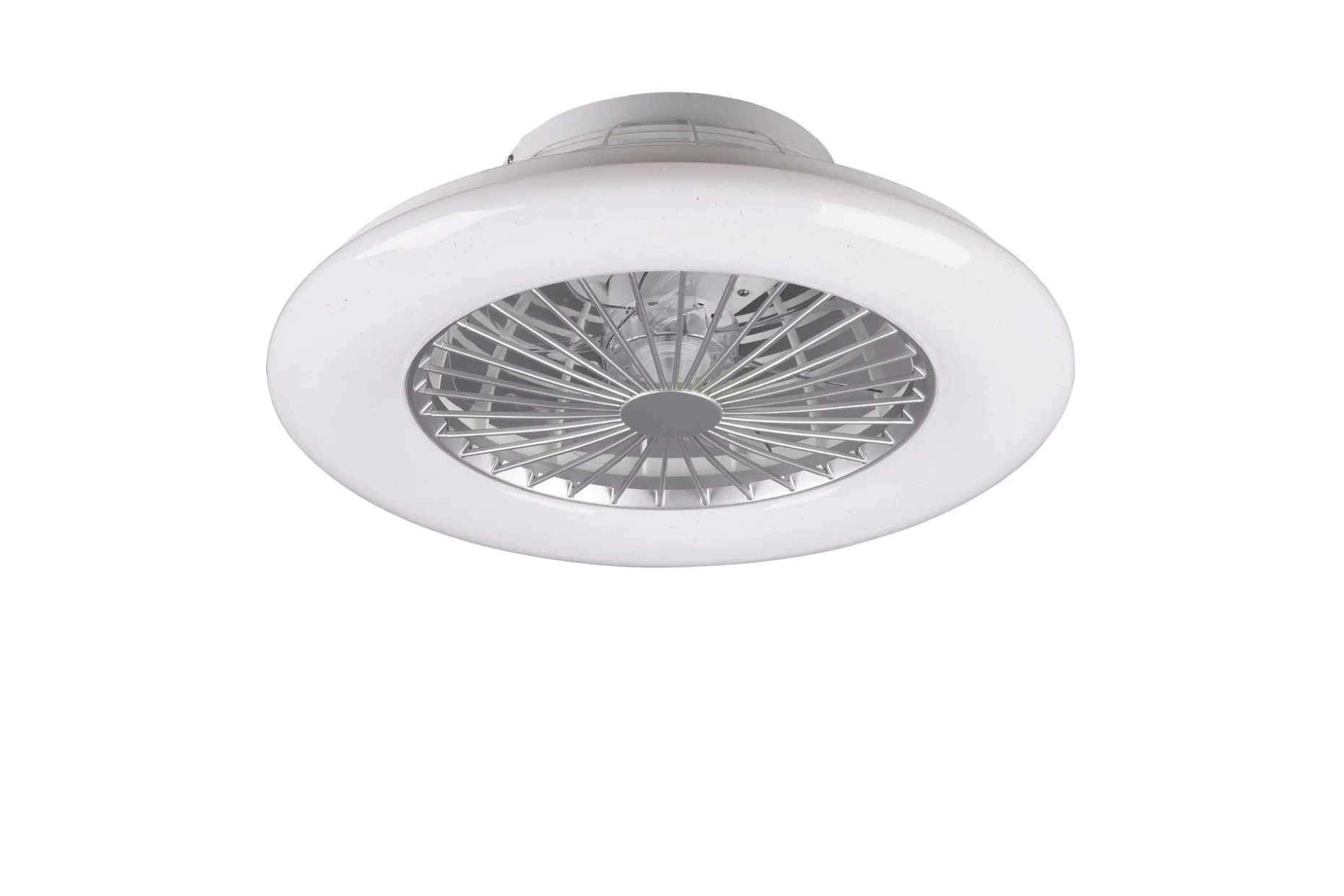 Trio Lighting Stralsund LED tak-/veggvifte hvit