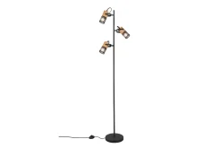 Trio Lighting Tosh gulvlampe E27 matt sort