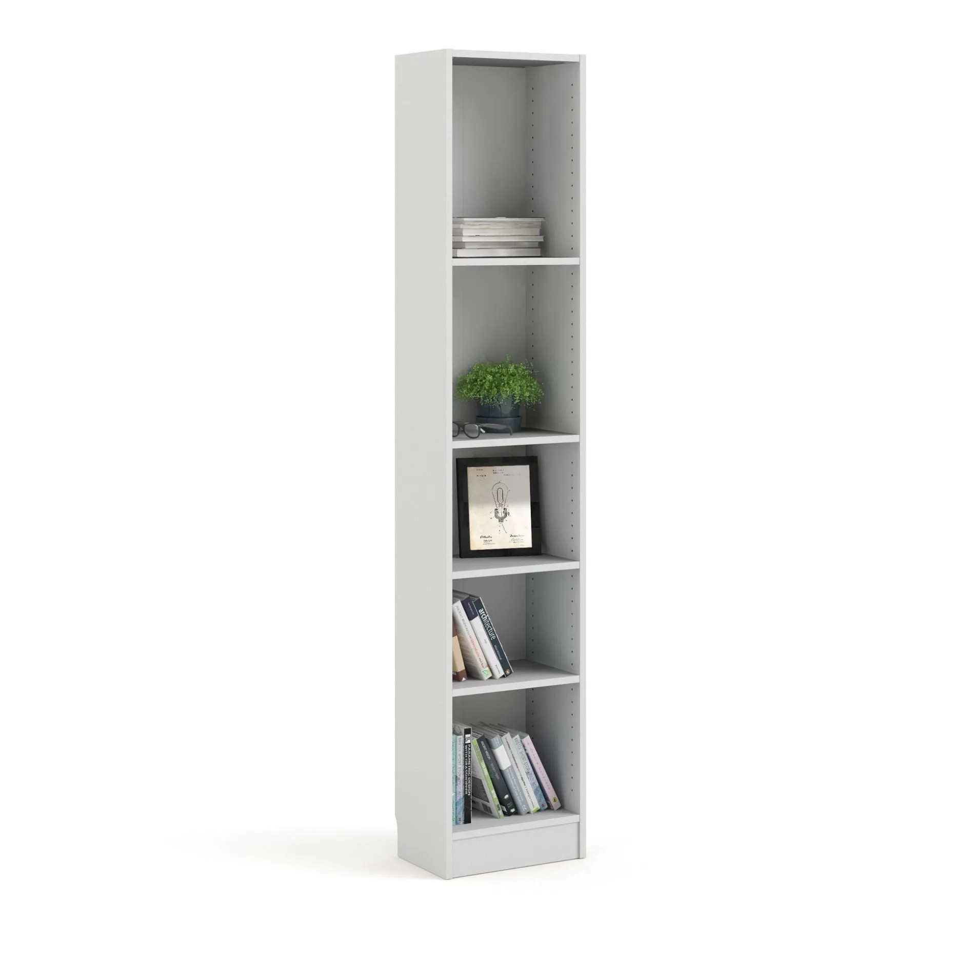 Trysil Bokhylle med 4 hyller 41x27x203 cm