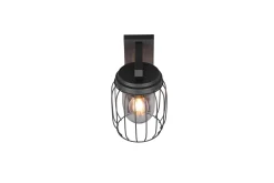 Tuela Vegglampe med rørelsesensor Antrasitt