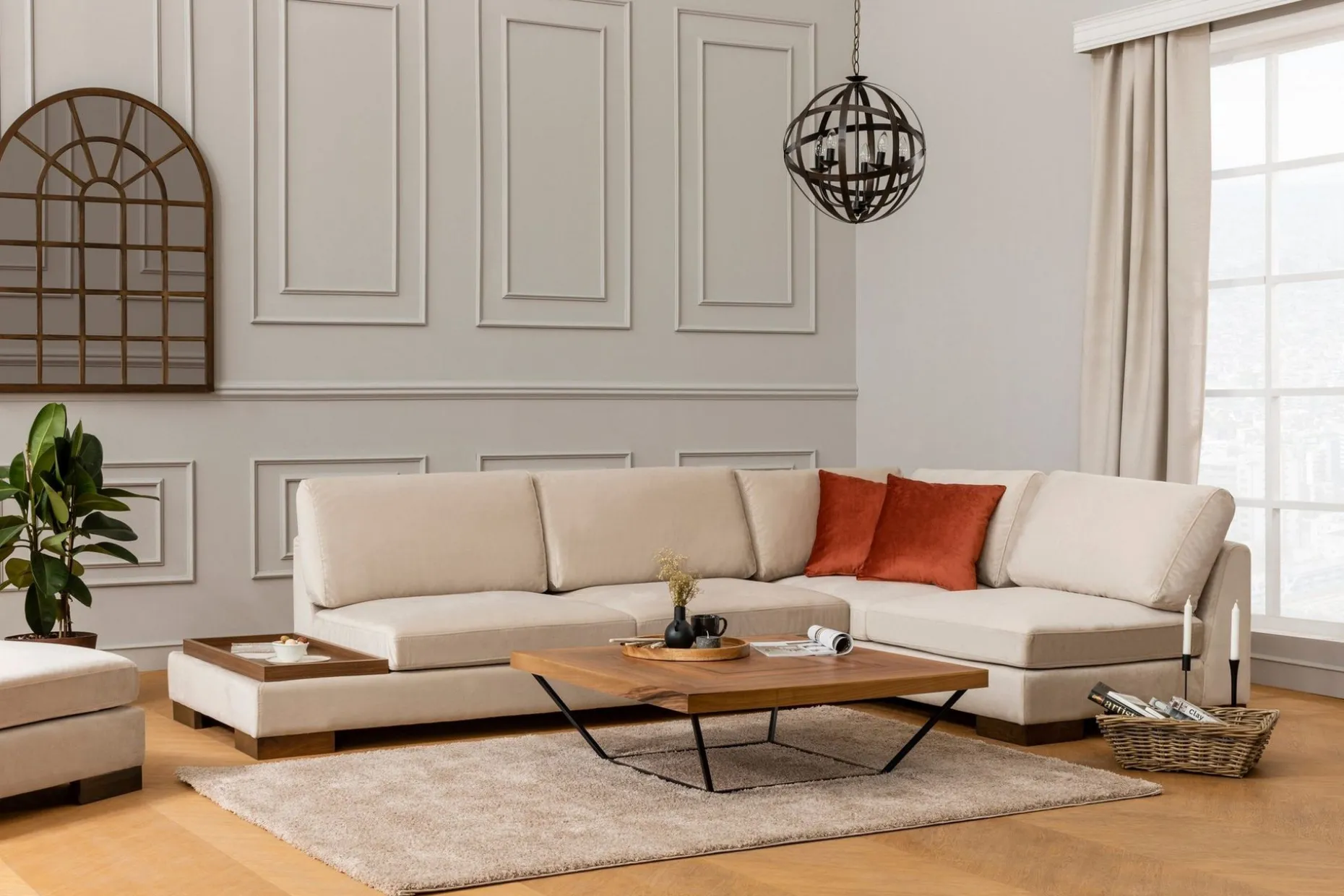 Tulima Sofa med Sjeselong Høyre
