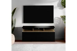 TV-bord Galnor Svart / Valnøtt