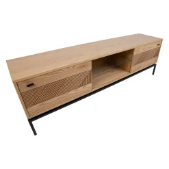 TV-bord HOME4YOU Cindy 180x40x55 cm MDF eik