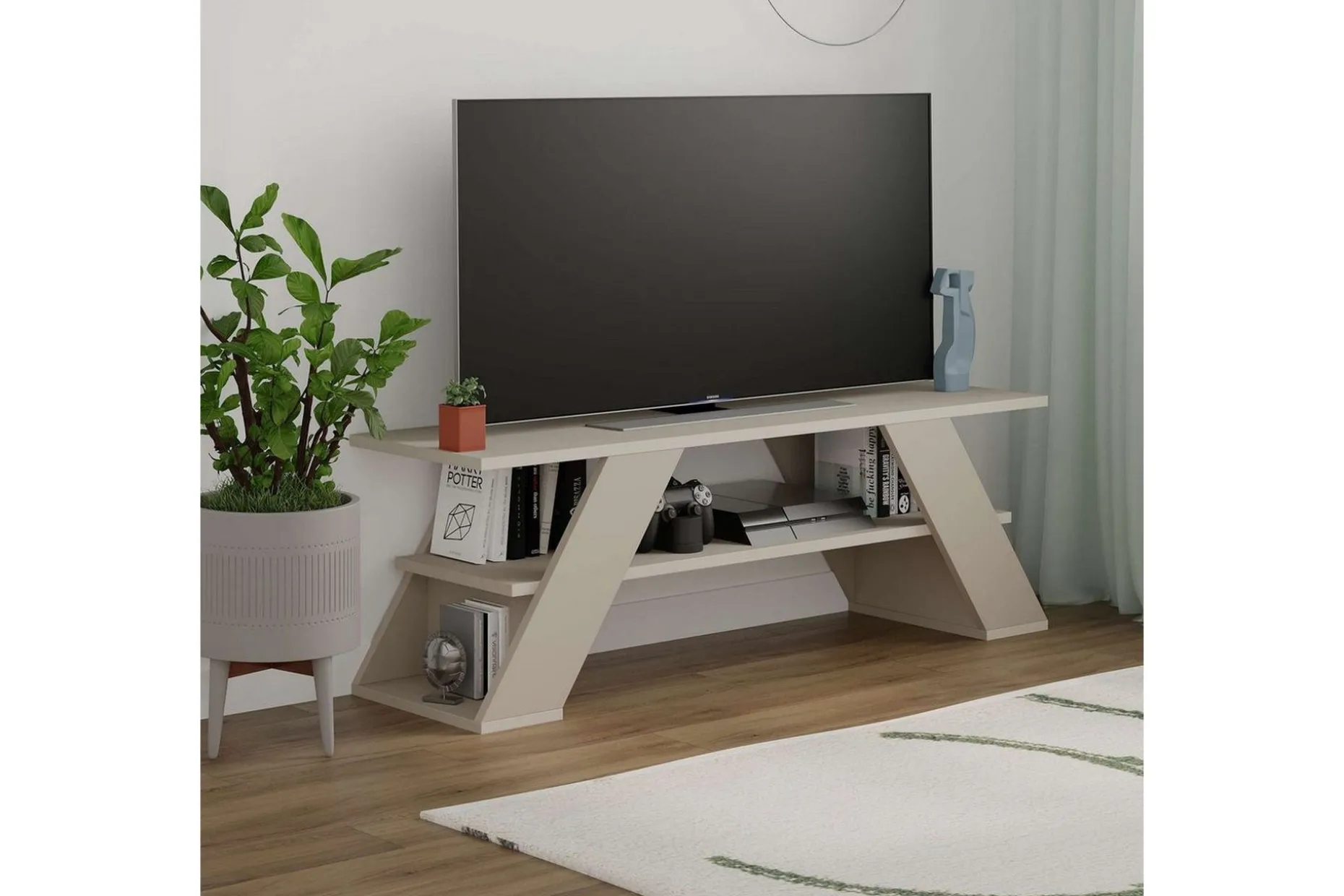 TV-bord Janesh Sandstein