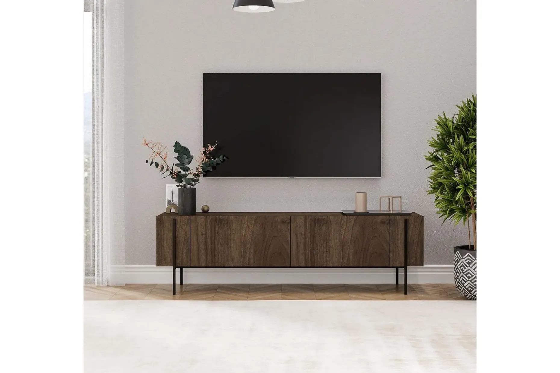 TV-bord Stira Valnøtt