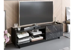 Ulica TV-benk 140 cm Dør + 3 hyller