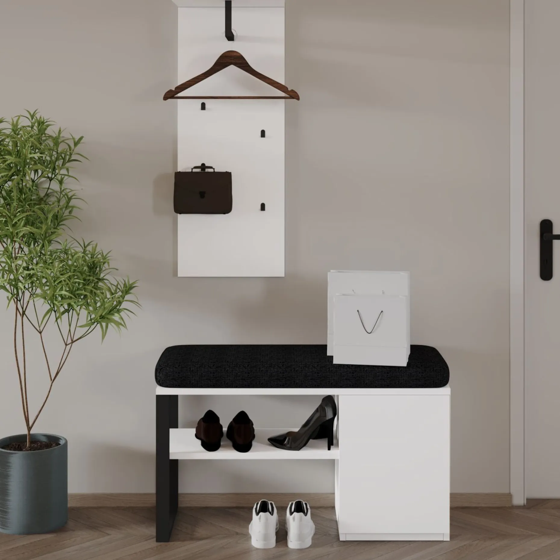 Uniqo Hallstativsett 35x90x35 cm