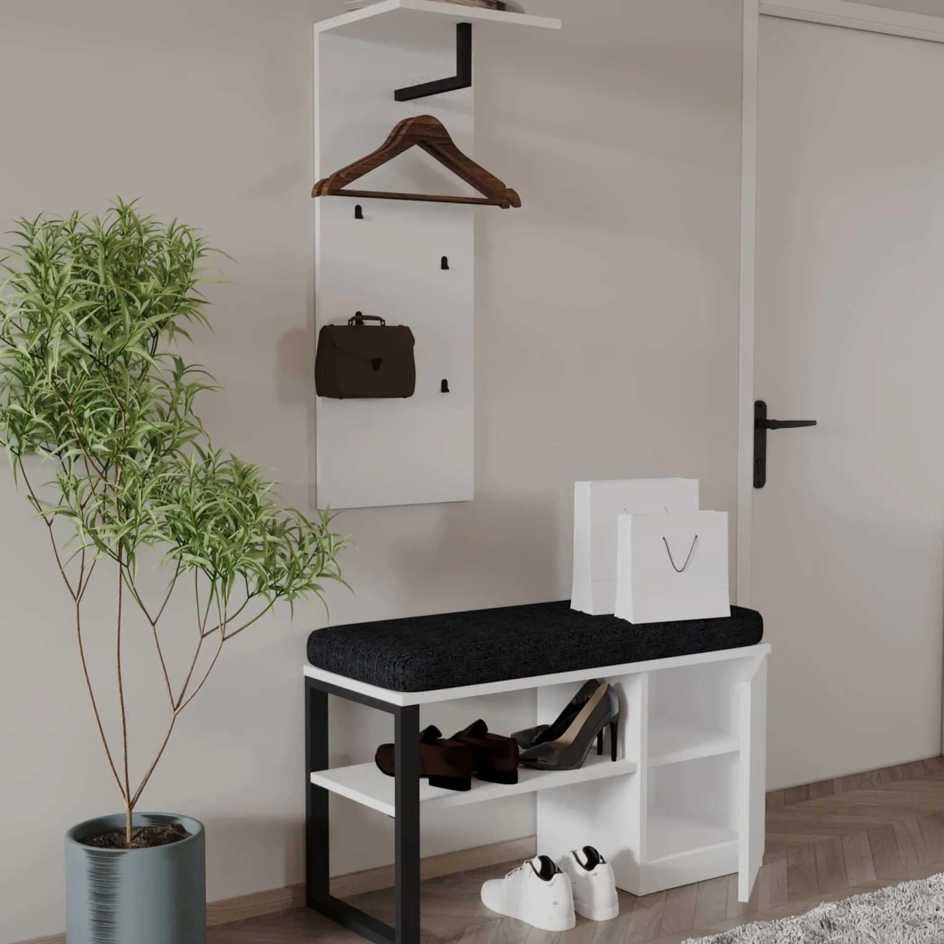 Uniqo Hallstativsett 35x90x35 cm