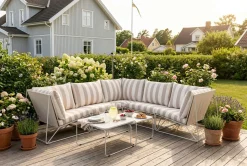 Usteryd utendørs hjørnesofa 5-seter vendbar