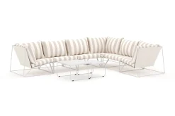 Usteryd utendørs L-sofa 6-seters vendbar