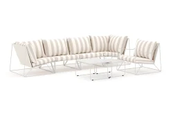 Usteryd utendørs rett 5-seters sofa med lenestol
