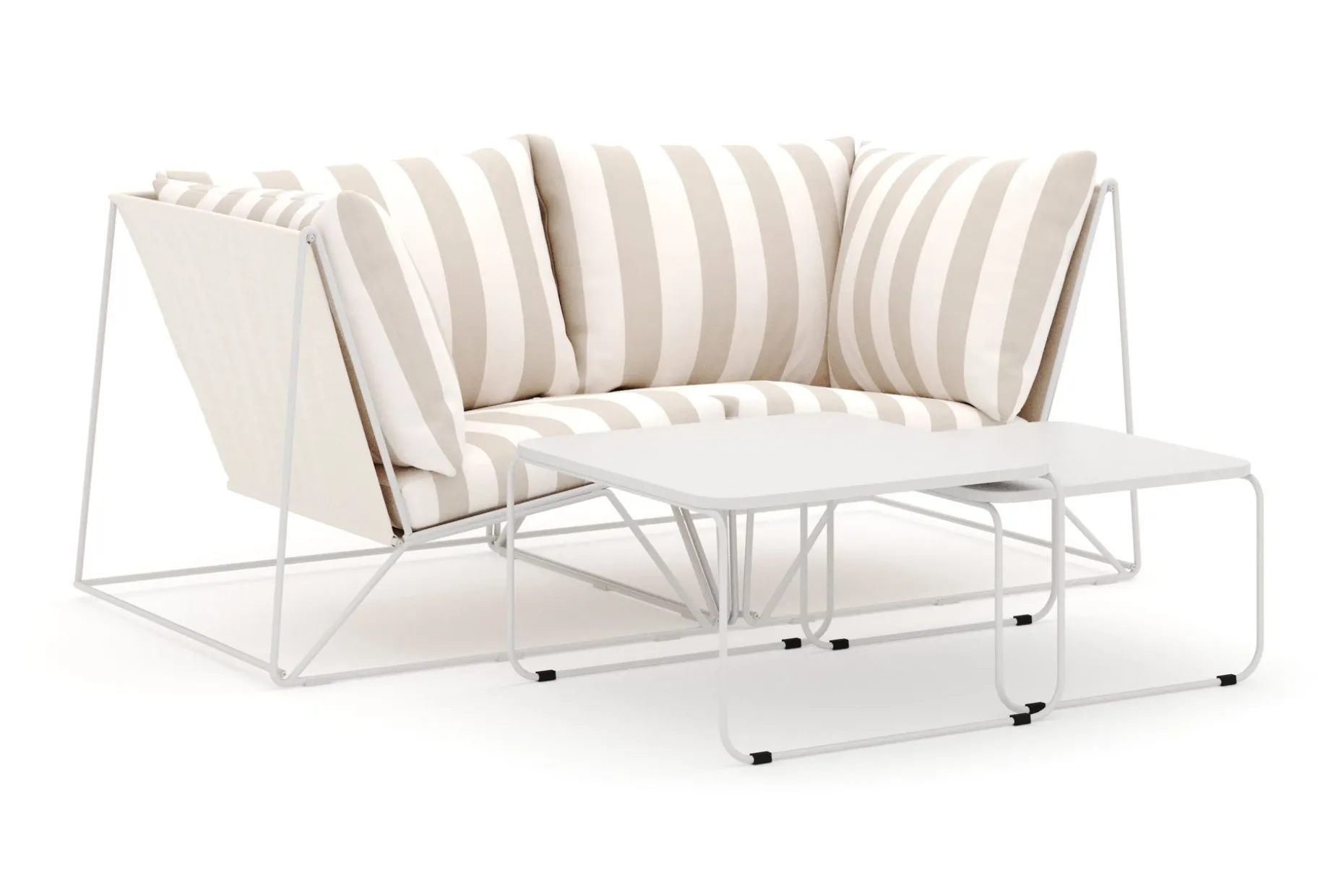 Usteryd utendørs rett 2-seters sofa