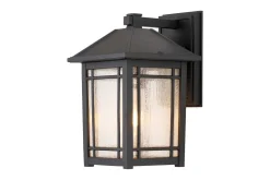 Utendørs vegglampe Quoizel Cedar Point 197x326x229 mm