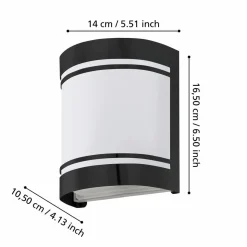 Utvendig vegglampe Cerno