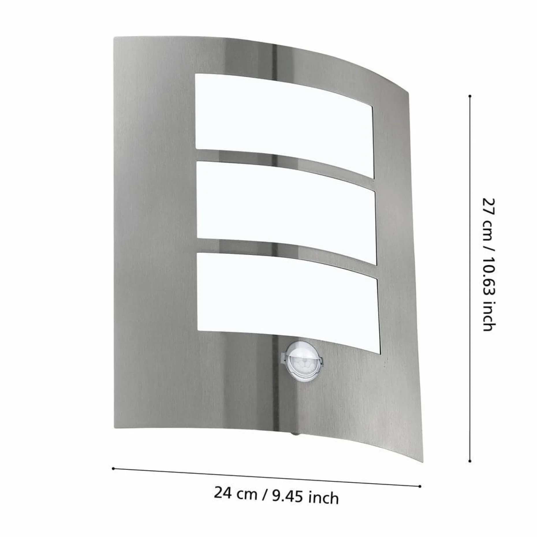Utvendig vegglampe City med sensor