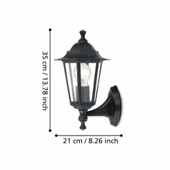 Utvendig vegglampe Laterna