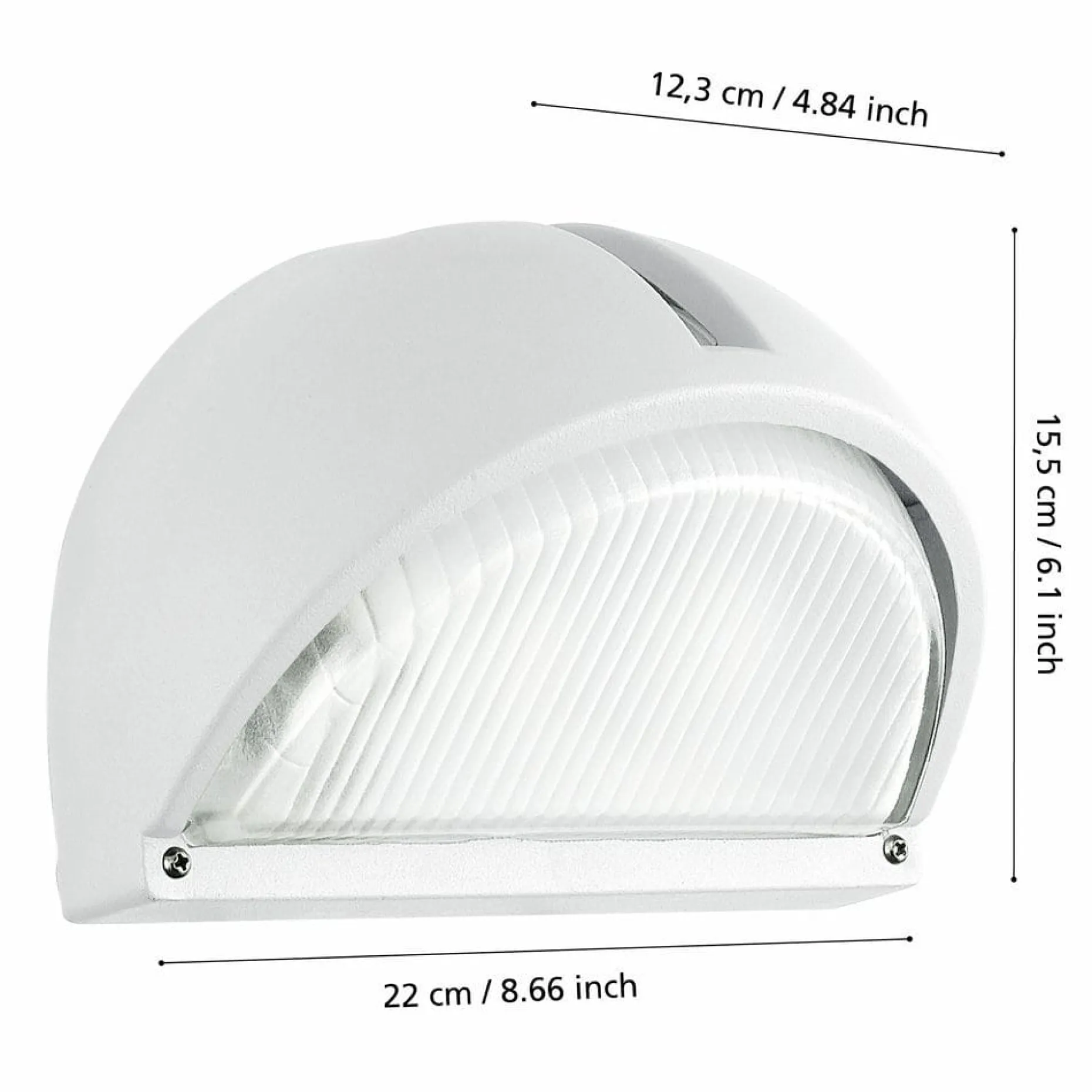 Utvendig vegglampe Onja