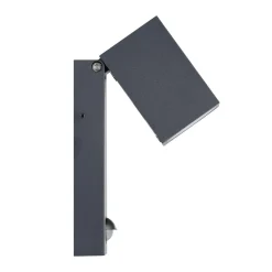 Utvendig vegglampe Sakeda med sensor