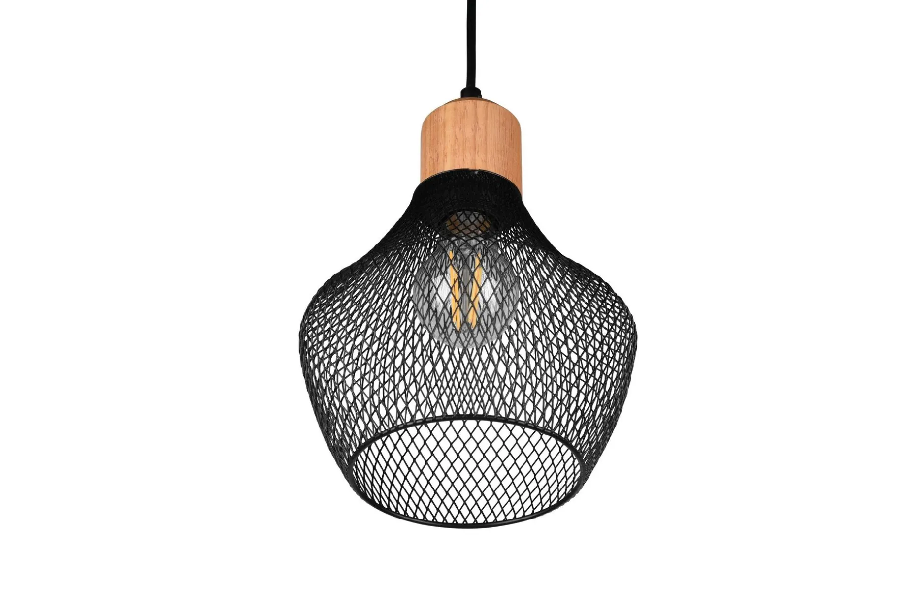 Valeria Pendellampe 18 cm E27 Mattsvart