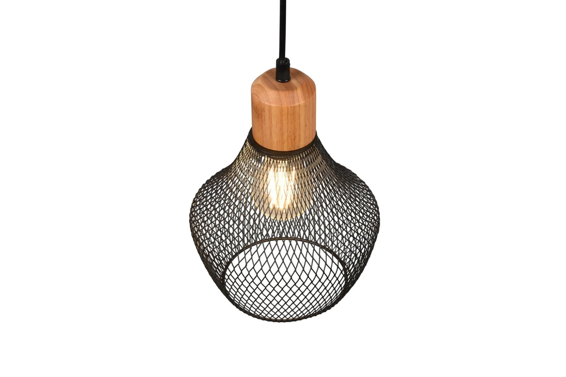 Valeria Pendellampe 18 cm E27 Mattsvart