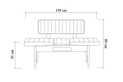 Valsot Sittebenk 110 cm