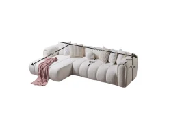 Varrel Sofa med divan 3-seter