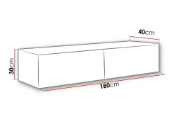 Vasil TV-benk 180 cm