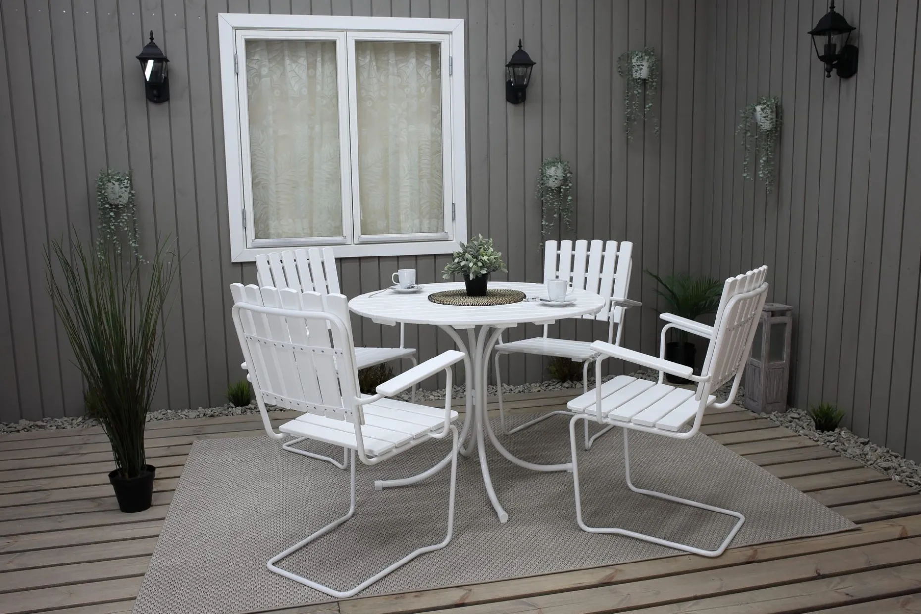 Vaxholm Karmstol Hvit