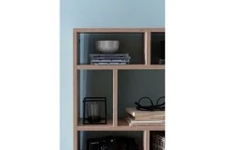Vegghylle Wohnling melaminbelagt sponplate, bokoppbevaring, veggmontert, moderne stil Sonoma
