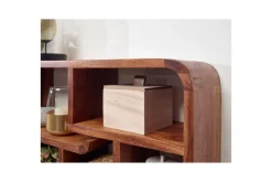 Vegghylle Wohnling Vegghengt pynteshelf i heltre 80 cm landstil