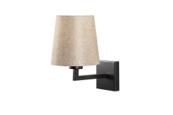 Vegg lampe Fenda Svart / Krem