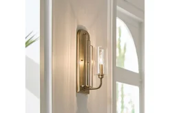 Vegglampe Kichler Kimrose Børstet naturlig messing
