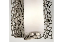Vegglampe Kichler Sølv Korall