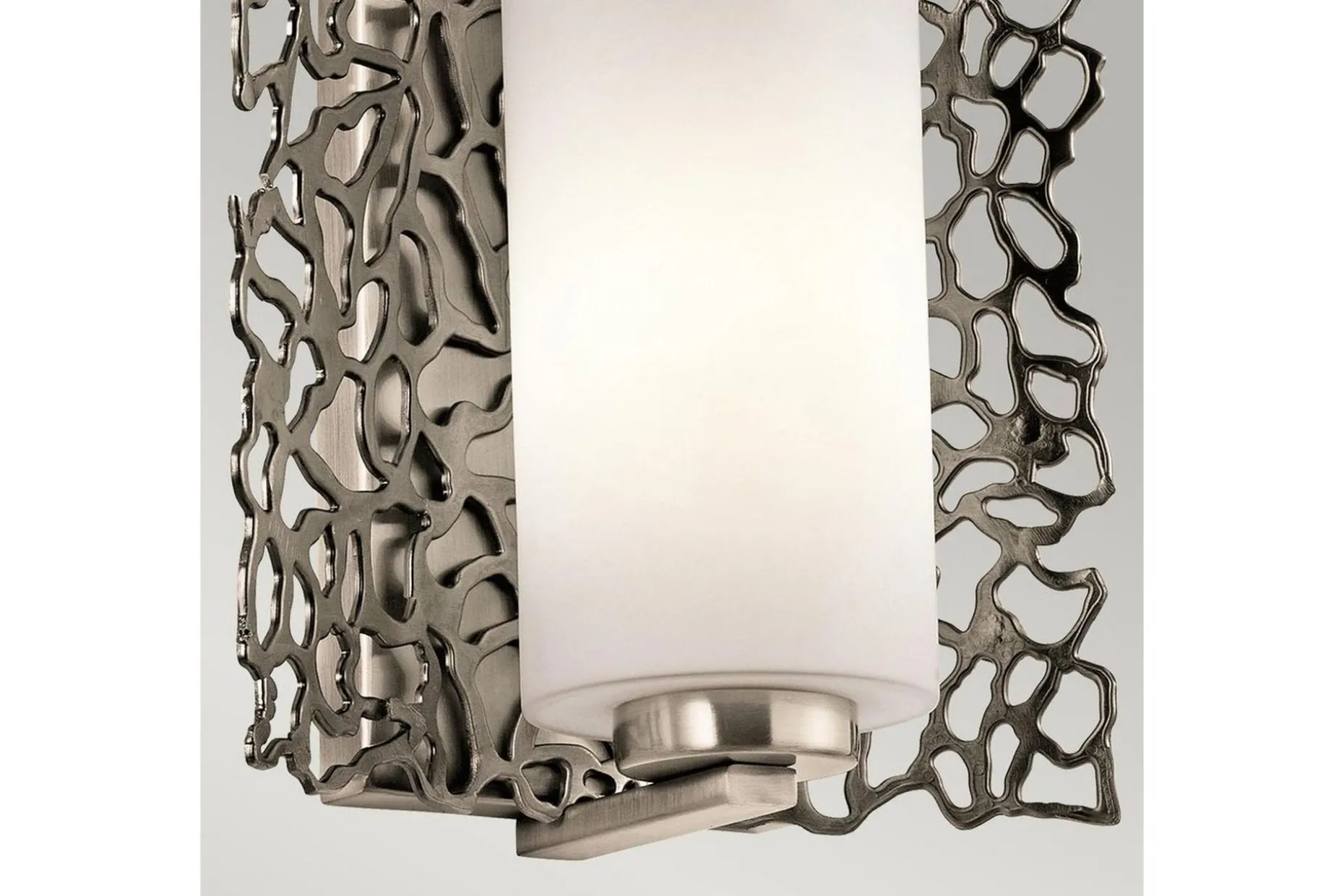 Vegglampe Kichler Sølv Korall