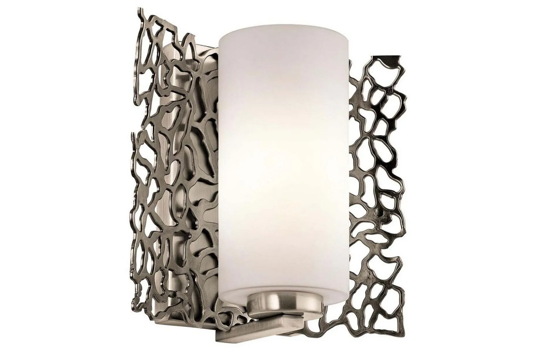 Vegglampe Kichler Sølv Korall