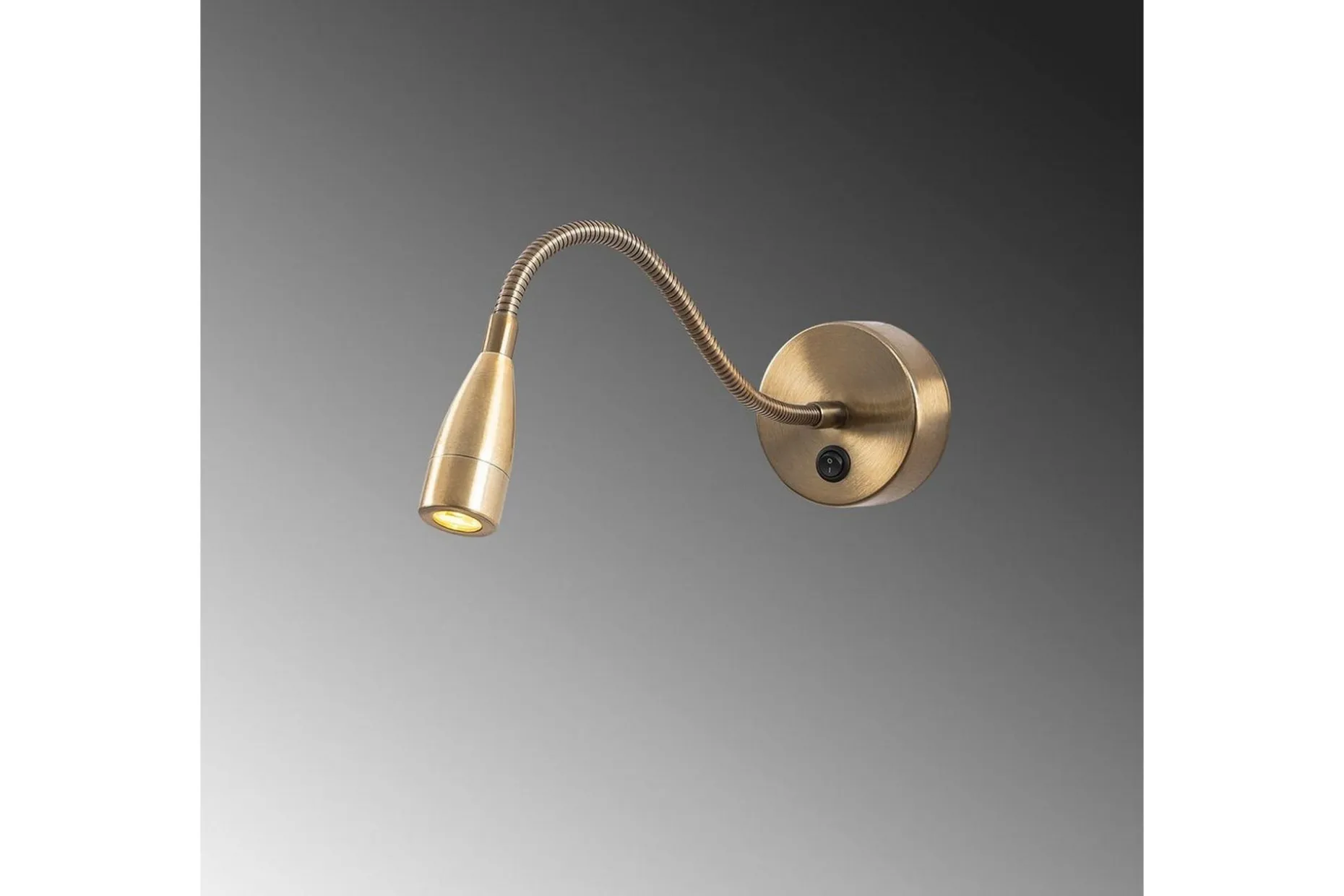 Vegg lampe Lesing Vintage Gull