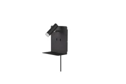 Vegglampe TRIO Element Matt svart