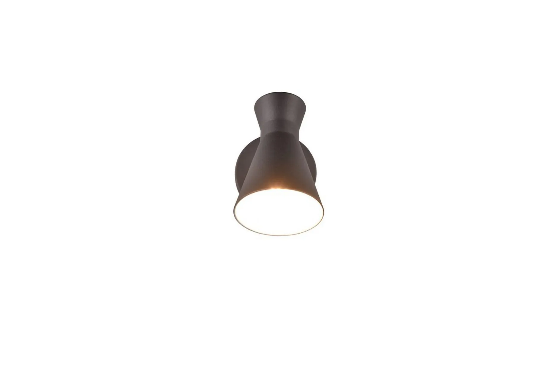 Vegglampe TRIO Enzo Matt svart