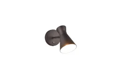 Vegglampe TRIO Enzo Matt svart