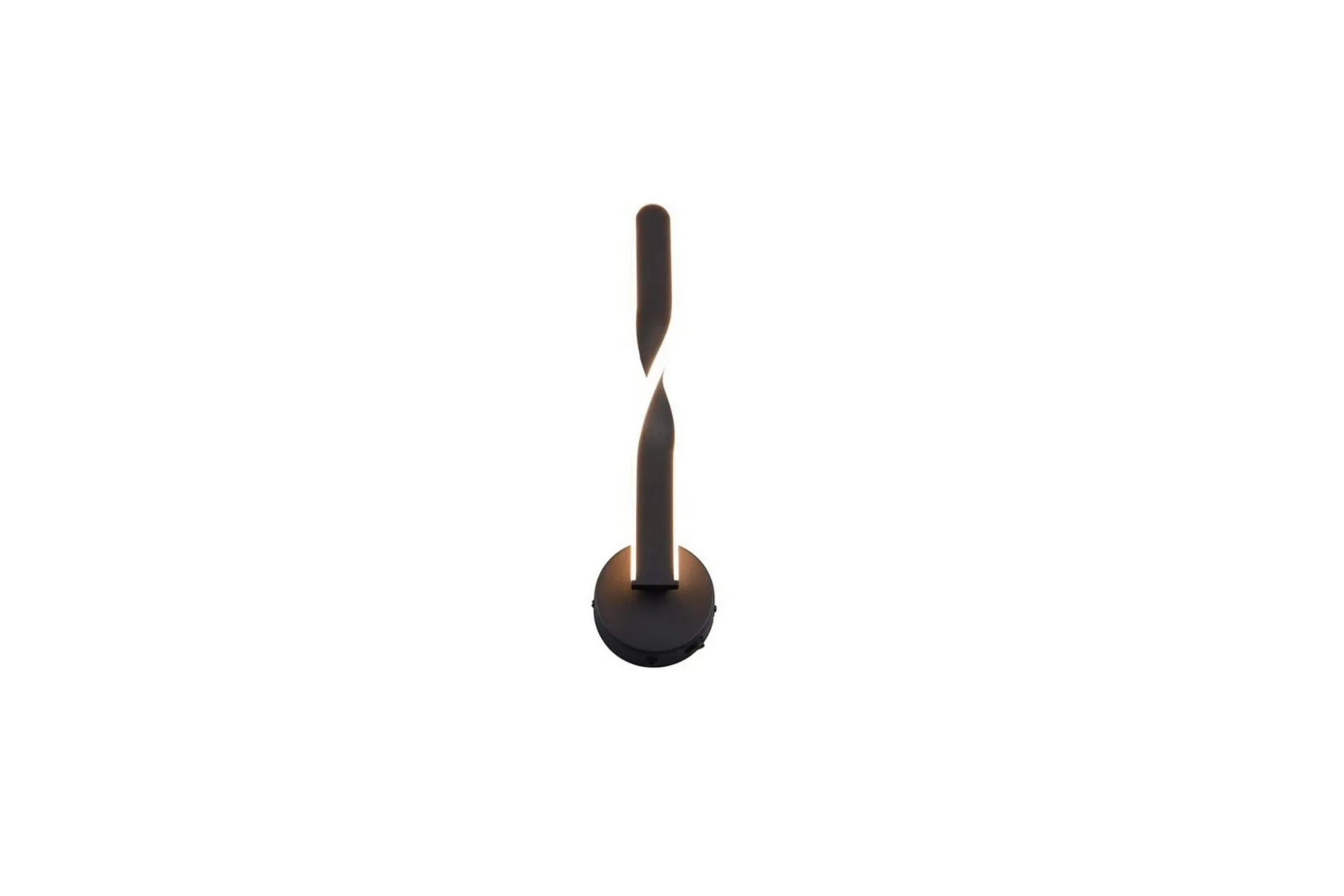 Vegglampe TRIO Ginko Matt svart